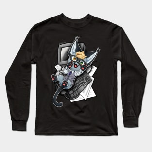 The Desk Cat Long Sleeve T-Shirt